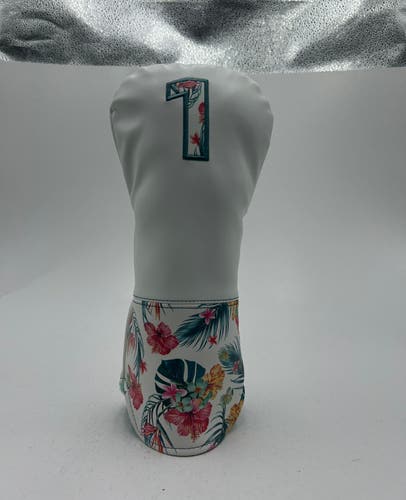 Floral Golf Driver Headcover
