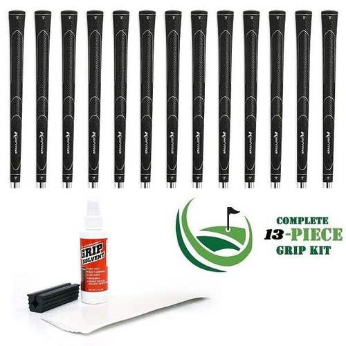Karma Super Lite - 13 piece Golf Grip Kit - Super Light Rubber Grips - MIDSIZE