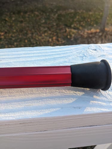 New Maroon / Dark Red Metal Alloy Lacrosse shaft