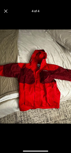 Red Men's Adult Used Large Columbia Jacket