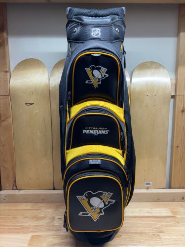 Like New Pittsburgh Penguins Cart Bag