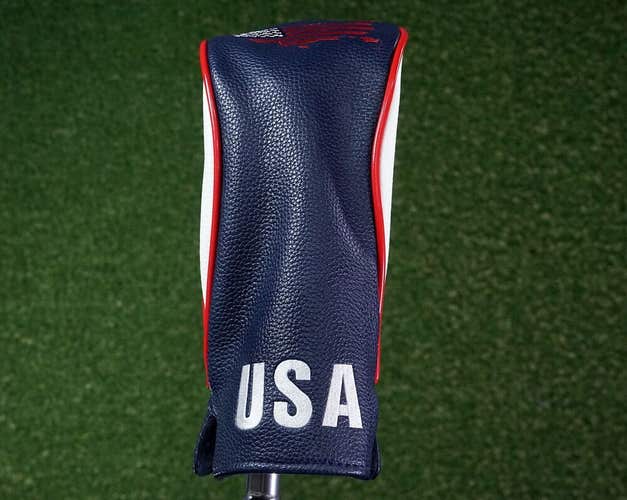 USA FLAG MAP VARIABLE NUMBERS FAIRWAY WOOD GOLF HEADCOVER ~ L@@K!!