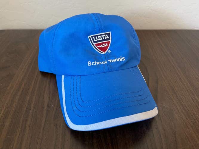 USTA School Tennis UNITED STATES TENNIS ASSOCIATION Adjustable Strap Cap Hat!