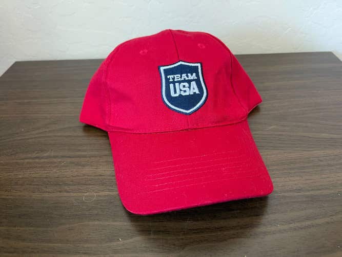 Team USA Olympic Team SUPER AWESOME Patriotic Adjustable Strap Cap Hat!