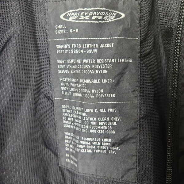Harley-Davidson, Jackets & Coats, Harleydavidson Fxrg Leather Jacket Body  Amour