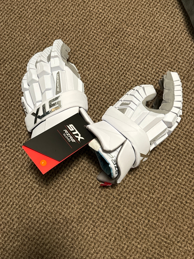 STX Surgeon RZR2 (Large) NWT 13” Lacrosse Gloves