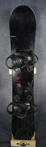 SALOMON IVY SNOWBOARD SIZE 154 CM WITH DEFIANCE LARGE BINDINGS