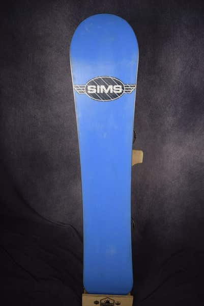 SIMS ABSOLUTE SNOWBOARD SIZE 154 CM WITH SIMS LARGE BINDINGS