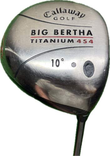 Callaway Big Bertha Titanium 454 10° Driver Swing Sience R Flex Graphite RH 45”L