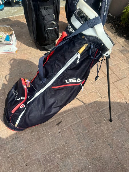 Sun Mountain Golf Stand Bag USA Edition  with club dividers and double shoulder strap