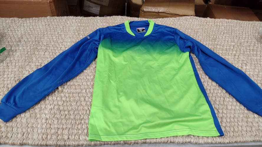 Vizari Vallejo Goalkeeper Jersey | Royal/Neon Green Size Adult Small | VZAP60041A-AS