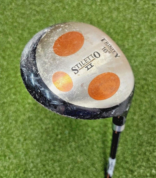 Trinity Stiletto II 3 Wood 16* / RH / Senior Graphite ~43.5" / NEW GRIP / jd6697