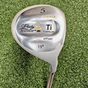 Lady Cobra Ti Oversize Offset 5 Wood RH / Ladies Graph ~41.75"/ NEW GRIP /jd6704