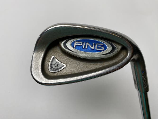 Ping i5 Pitching Wedge PW Blue Dot 1* Up Stock Ping Wedge Steel RH Midsize Grip