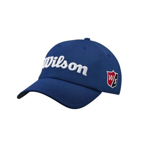 Wilson Staff Pro Tour Golf Hat - Classic Wilson Golf Hat - NAVY BLUE