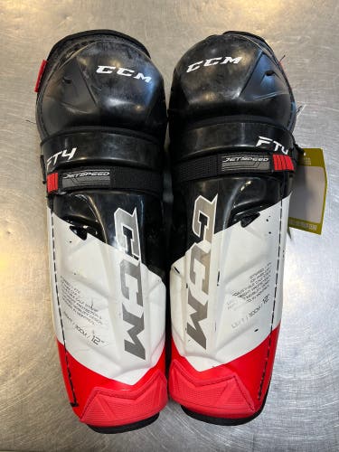 Like New CCM 12" JetSpeed FT4 Shin Pads