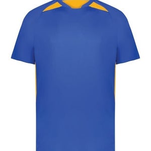 High Five Youth Boys Hawk Size Small Royal Blue Gold Yellow Soccer Jersey New