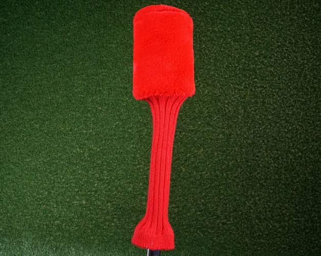 UNBRANDED RED FLUFFY X FAIRWAY WOOD GOLF HEADCOVER ~ L@@K!!
