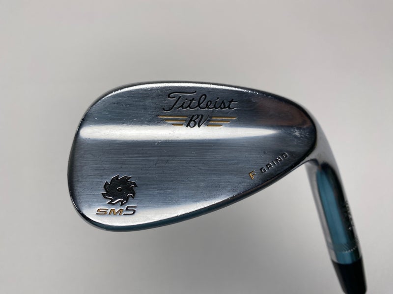 Titleist Vokey SM5 Tour Chrome Sand Wedge SW 56* 14 Bounce F-Grind Wedge RH