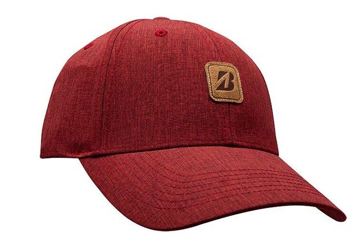 Bridgestone Swing Easy Golf Hat Cap - Classic Minimalist Golf Hat - RED
