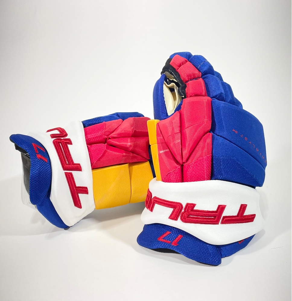 New 14" Catalyst 9X NHL Pro Stock Gloves ST LOUIS BLUES Alternates - LEIVO