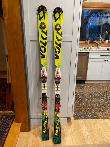 Used Racing With Bindings Racetiger SL Skis