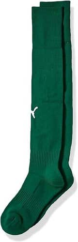 Puma Mens Team 700478 Size 4 Green White Soccer Socks NWT