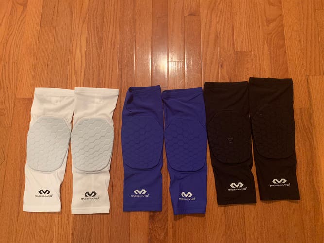 All Three For $30 - McDavid Knee Pads Blue, White, and Black