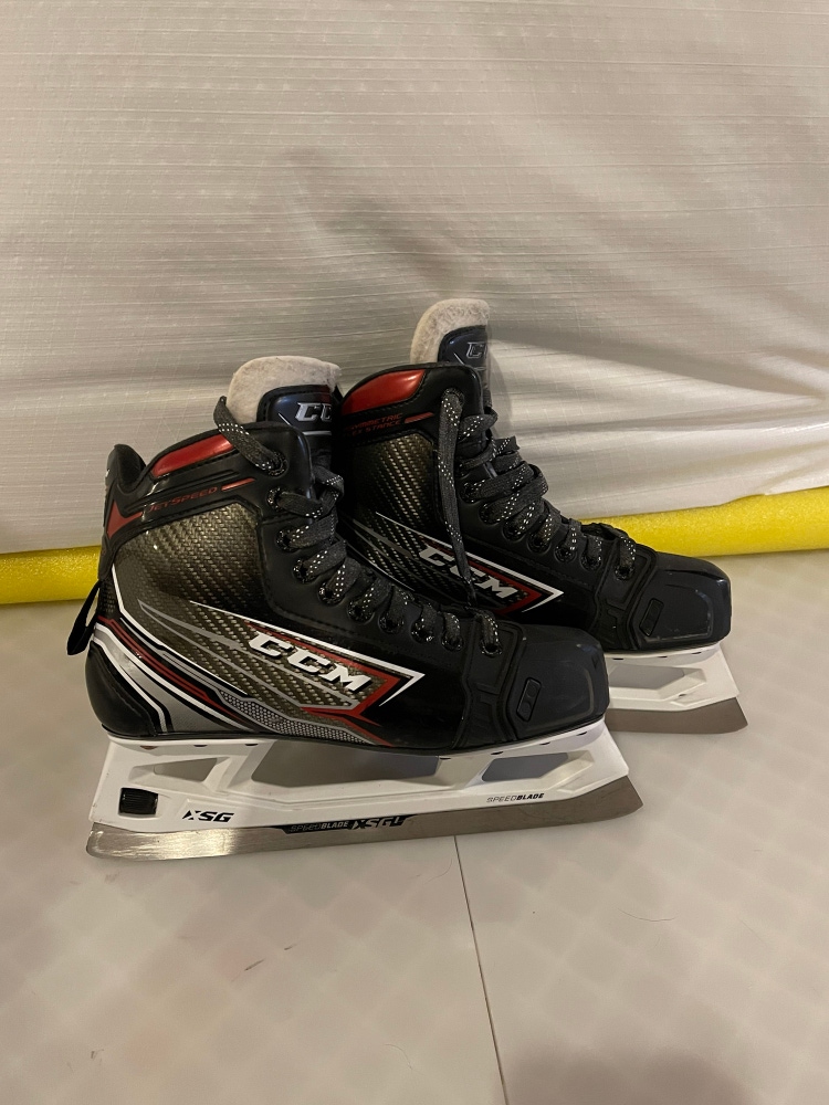 Used CCM Regular Width  Size 7 Jetspeed ft460 Hockey Goalie Skates