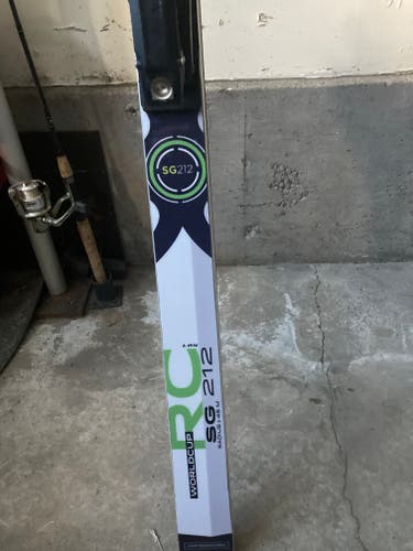 Lightly Used Unisex 2020 Augment 212 cm Racing World Cup Super G Skis With Bindings Max Din 18