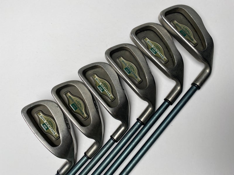 Callaway 1994 Big Bertha Iron Set 4-9 Ladies Gems Ladies Graphite Womens RH