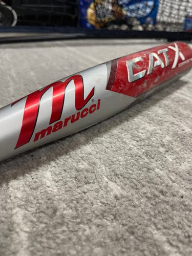 Used USSSA Certified 2022 Marucci Composite CAT X Composite Bat (-10) 20 oz 30"