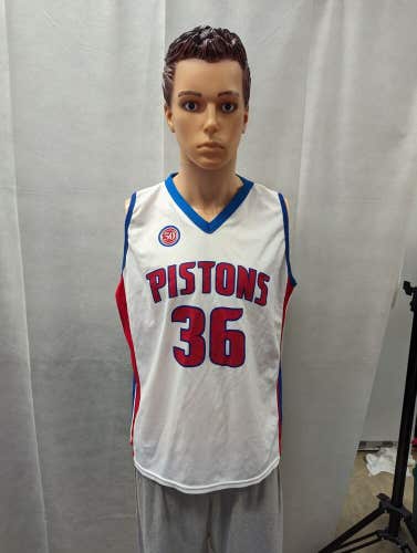Rasheed Wallace Detroit Pistons SGA Jersey L NBA