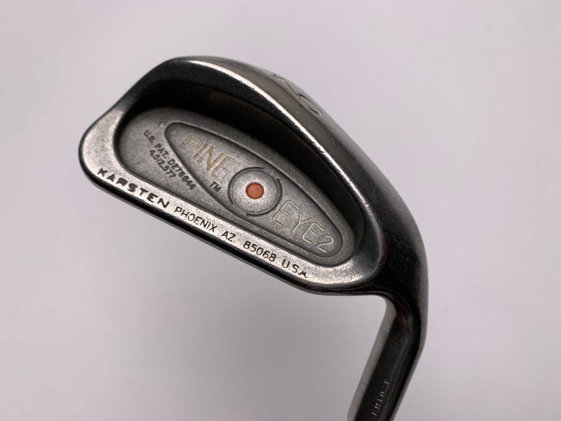 Ping Eye 2 Single 9 Iron Orange Dot 2* Flat Karsten ZZ-Lite Regular Steel RH