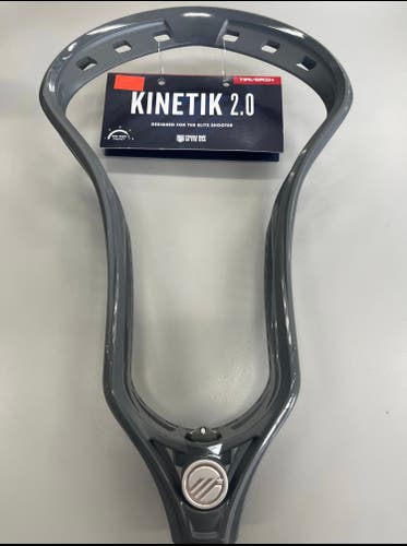 New Maverik Kinetik 2.0 Lacrosse Head - Charcoal Gray