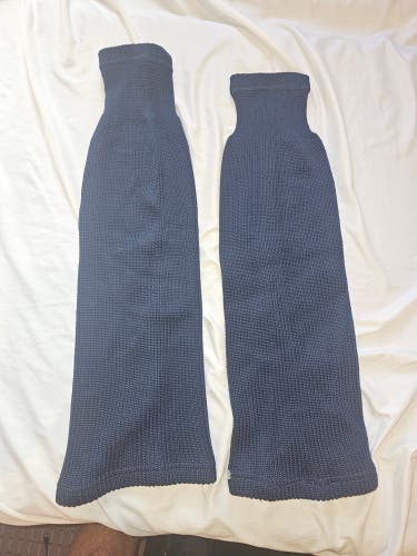 Blue New Medium Knit Hockey Socks 24"