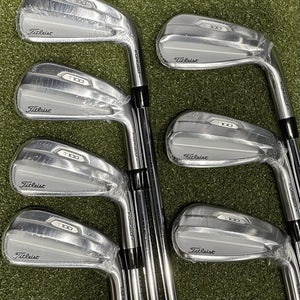 Titleist 2021 T100 Iron Set 4-PW Steel KBS Tour-V 110 Stiff Flex RH MINT! #87219