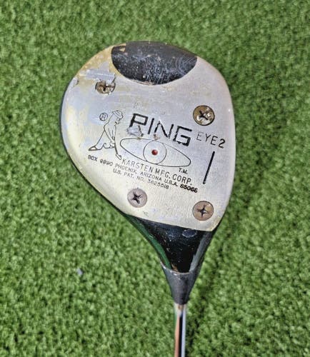 Ping Eye2 Driver  /  RH  /  Regular Steel ~43.5"  /  NEW GRIP / Vintage / jd8327
