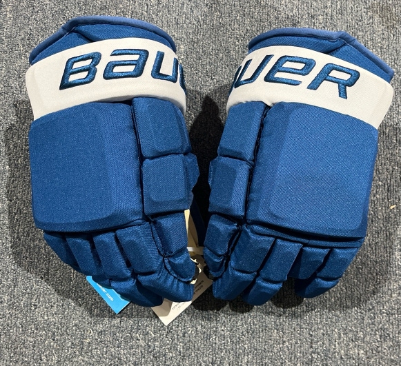 New Blue Colorado Avalanche Bauer Pro Series Gloves Nieto 14”