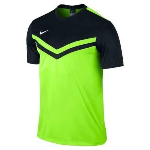 Nike Boys SS Vertigo II Size Large Electric Green Black Soccer Jersey NWT $25