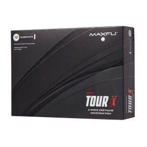 Maxfli 2023 Tour-X Total Performance Urethane Golf Balls - 1 Dozen - Gloss White
