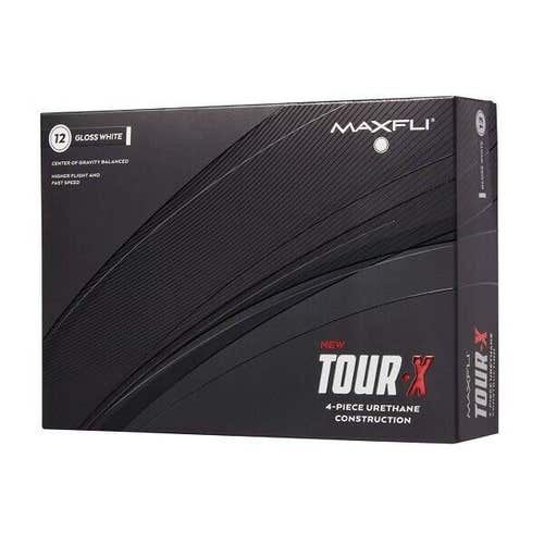 Maxfli 2023 Tour-X Total Performance Urethane Golf Balls - 1 Dozen - Gloss White