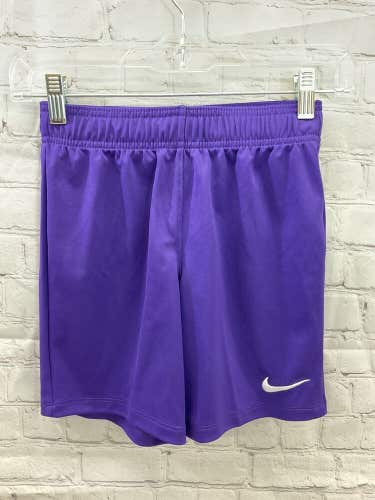 Nike Youth Unisex Park II 898025 Size Small Purple White Soccer Shorts NWT $18