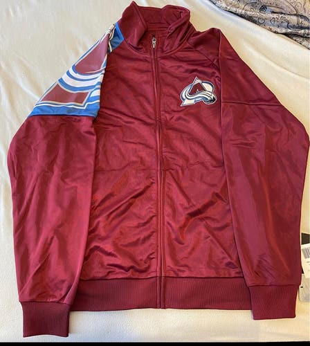 Colorado Avalanche fan pack. Men’s jacket, 3 lanyards