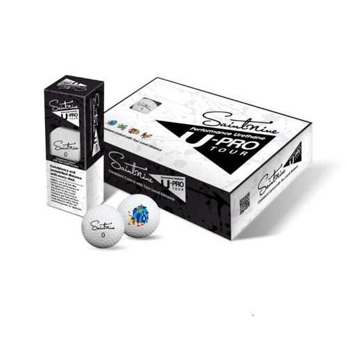 Saintnine U-Pro Tour Golf Balls - Urethane 3 Piece Tour Grade Golf Ball - WHITE
