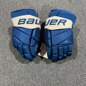 New Blue Colorado Avalanche Bauer Vapor 2X PRO Pro Stock Gloves Compher 14”