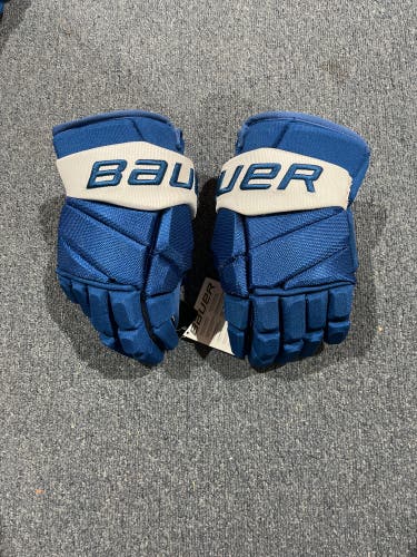 New Blue Colorado Avalanche Bauer Vapor 2X PRO Pro Stock Gloves Compher 14”