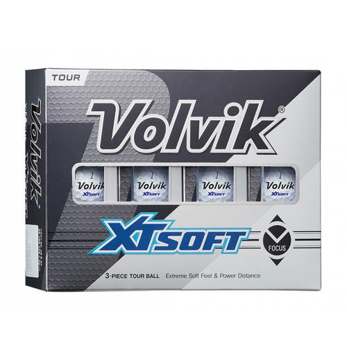 Volvik Golf XT Soft Tour Golf Balls - Tour Urethane Golf Balls - 1 Dozen - WHITE