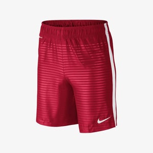 Nike Adult Womens Max Graphic Woven Size Large Red White Soccer Shorts NWT $40