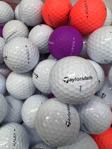 24 TaylorMade Kalea Near Mint AAAA Used Golf Balls, Assorted Color
